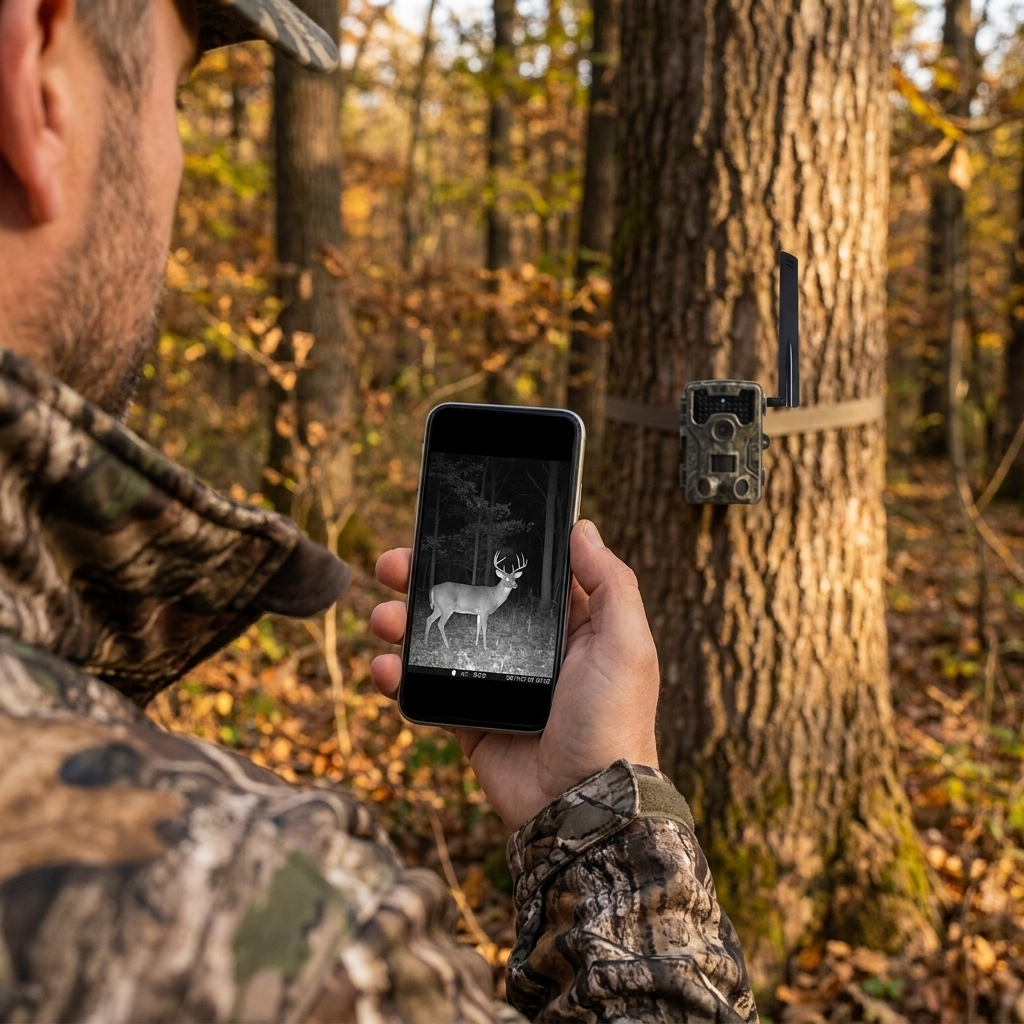 Antenne 4G orientable pour caméra de chasse